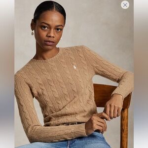 Polo Ralph Lauren Cable-Knit Wool-Cashmere Sweater